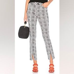 PAIGE | Rare Gingham Hoxton Straight Ankle City Gingham 29